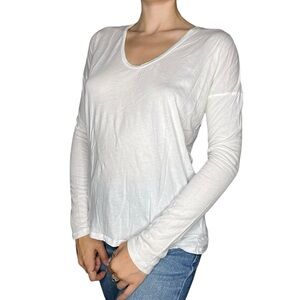 Long Sleeve White Top